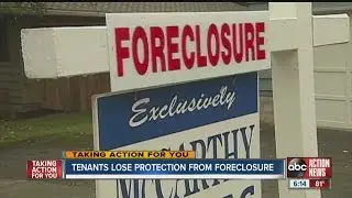 Banks can evict tenants right after foreclosure