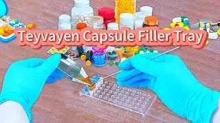 Capsule Filling Tray for Size 00 Empty Capsules