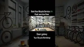 Gear galaxy 😍Your Bicycle Workshop 🚲 fast service free #cyclinglife #bikeworkshop #cyclingcomponents