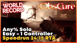ObsCure Any% Solo - Easy - 1 Controller Speedrun 24:15 RTA [World Record]