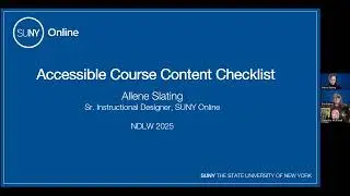 NDLW 2025: Accessible Course Content Checklist