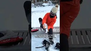 Stroller Skating #iceskating #snow #winter #runner #running #comedyshorts #fun #family #momfit #work