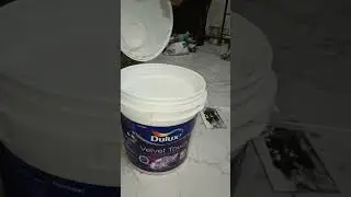Dulux Velvet touch Diamond 💎 Glo finish plastic paint 🎨 Br white shade #wallpaint #walldecore