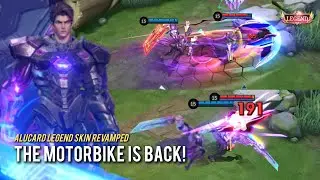 Optimization Skill Effect Alucard Obsidian Blade Legend Skin Revamp | His Motorbike Is Back! | MLBB