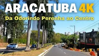 [4K] Dirigindo do Extremo Leste ao Centro de Araçatuba em 10 minutos | Av. Odorindo Perenha