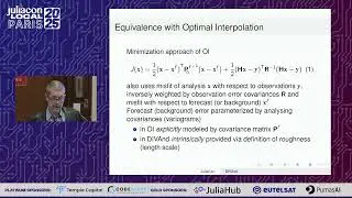 DIVAnd, a package for smoothing interpolations with topological features l Beckers | Paris 2025
