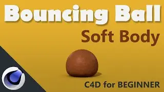 C4D Bouncing Ball Animation | Leather Ball | 3D | Soft Body | Cinema 4D Artist