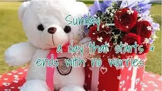 Happy Sunday status | Sunday special status | beautiful Sunday status | good morning ringtone