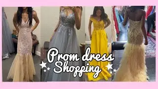 COME PROM DRESS SHOPPING WITH ME 2020 || Senior Year