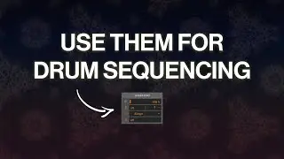 [Урок по Bitwig] Творческое создание барабанных последовательностей с помощью операторов Bitwig 🤔.