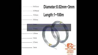 1005005596067194 100M~1M Stainless steel spring wire hard wire full hard wire Diameter