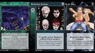 VTES Black Hand breed, mazo de crianza que multiacciona e influencia vampiros a todo gas