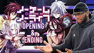 GAMERS VS THE WORLD | Reacting to No Game No Life Opening/Ending