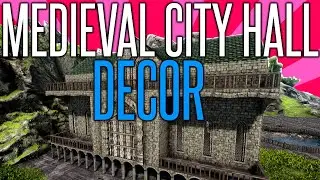 ARK Build Tutorial | Medieval City Hall Interior Decor!