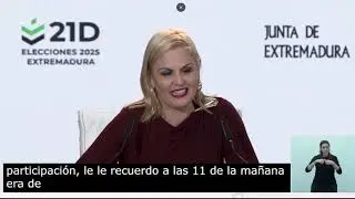 Elena Manzano informa sobre la participaci&oacute;n en los comicios del 21D