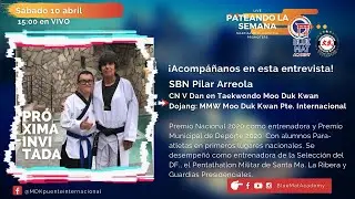 SBN Pilar Arreola en Pateando la Semana #MooDukKwan #BlueMatAcademy