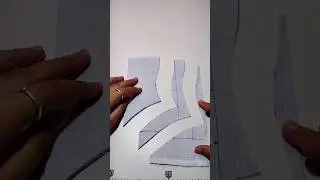 Sweetheart  &hearts;️ neck design on bukram | sweetheart neck cutting| #shorts #sewing