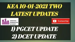 KEA  2 latest updates|PGCET payment of fees and admission order link|DCET casual round result out!!