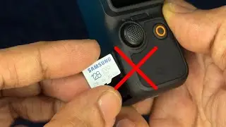 DJI Osmo Pocket 3 - How to Insert Micro SD Card