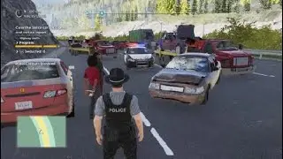 Police Simulator: Patrol Officers (PS4) - OOPS!!! Crazy Accident Last 10-15 Minutes - Commentary