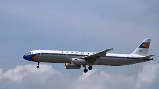 Lufthansa Retro Livery - Airbus A321 - Lands at FRA (D-AIDV)