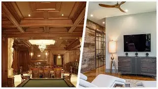 75 Orange Floor And White Floor Basement Design Ideas You'll Love ♡