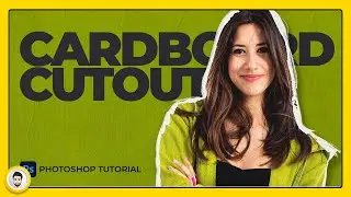 How to Create Cardboard Cutout Photo Effect | Paper Texture Effect Photoshop