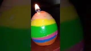 #Egg shell candle 🕯️#watch till the end #shorts