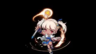 Maplestory (GMS) Aurora - lvl 235 Fire/Poison mage Hard Lucid solo (No BoD) (No CD reduction hat)