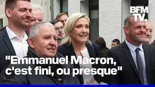 Marine Le Pen annonce qu'elle se 
