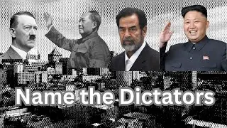 📜Guess the Name of the Dictators | Famous Dictators 🔍