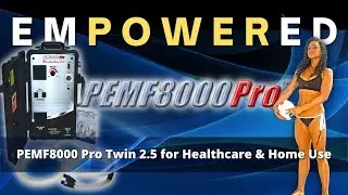 Pulsed Electromagnetic Field Therapy (PEMF) by the PEMF8000 Pro Twin 2.5 for Healthcare & Home Use