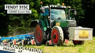 Fendt 515C + Carr&eacute; Econet SGI with El&eacute;ment L &bull; Hoeing maize | Agrarvolution Praxis