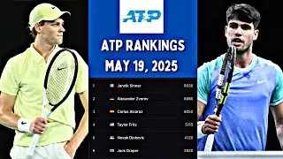 Update ATP World Rankings after Rome Italian Open 2025 | Men&rsquo;s Tennis