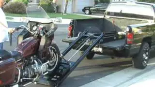 Rampage Lift Step By Step Instructions Loading A Motorcycle