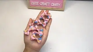 How to Make a Bow Out of Ribbon | C&aacute;ch L&agrave;m Nơ Ruy Băng Dễ Nhất &ndash; L&agrave;m Nhiều Để B&aacute;n Handmade