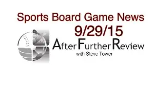 AFR Sports Board Game  News for 9/29/15