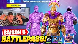 der *NEUE* KRISTALL BATTLE PASS SEASON 5 in Fortnite! (100%)