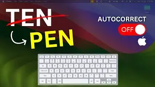Turn OFF MacBook Autocorrect - How to Disable Autocorrect on macOS? MacBook Air, Pro