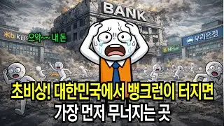 대한민국 뱅크런 시뮬레이션… 대한민국에서 제일 먼저 쓰러지는 사람들/경제학