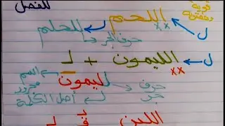 دخول حروف (ف/ ب/ ك/ ل) على الكلمة المعرفة بال🌹+تدريبات كتييير على الدرس