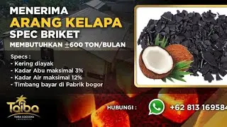 Coconut Charcoal Factory in Indonesia