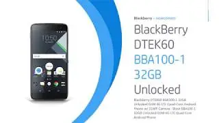 BlackBerry DTEK60 BBA100-1 32GB Unlocked GSM 4G LTE Quad-Core Android Phone