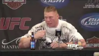 UFC 100 Post Fight Press Conference with Brock Lesnar and Georges St-Pierre