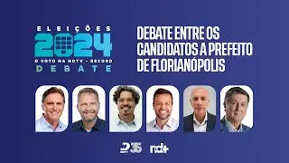 Debate à Prefeitura de Florianópolis | 1º Turno | Eleições 2024 - O VOTO NA NDTV RECORD (28/09/2024)
