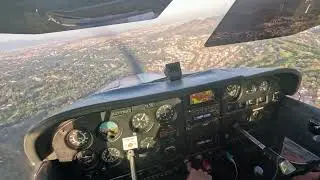 Aterrizaje en atizapan en la tarde C-172 (pianazo)