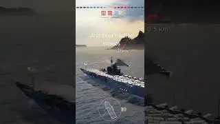 Implacable secondary guns detonate DD #shorts #wowslegends #worldofwarshipslegends