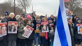 Paris protesters mark Day 100 of Israel-Hamas war, call for release of hostages  held in Gaza