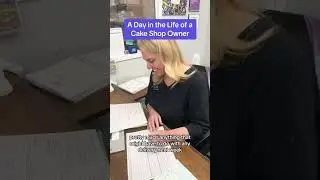 Another day in the life of a cake shop owner! #dayinmylife #dayinthelife #cakeshop #cakeshopowner #b