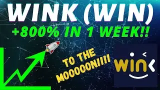 WINK GAINS 800% IN A MONTH! WINK COIN Price Prediction -IS IT TOO LATE TO BUY WINK? WINK COIN REVIEW